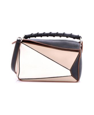 Small Puzzle Edge Bag Leather