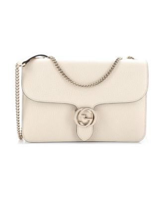 Medium Interlocking Shoulder Bag Leather
