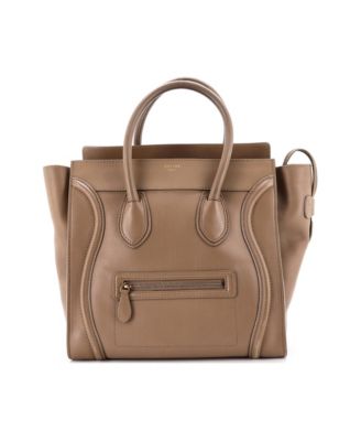 Mini Luggage Bag Smooth Leather