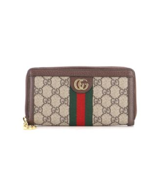 Ophidia Zip Around Wallet GG Coated Canvas