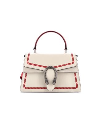 Small Dionysus Top Handle Bag GG Coated Canvas and Leather
