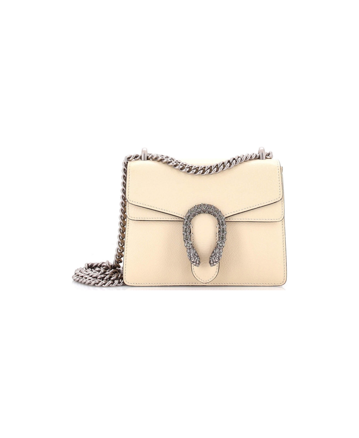 Pre-Owned Gucci Mini Dionysus Bag Leather - Natural