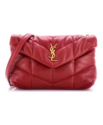 Mini Loulou Puffer Shoulder Bag Quilted Leather