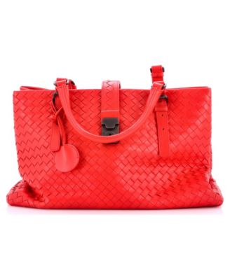 Medium Roma Bag Intrecciato Nappa