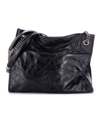 Medium Niki Shopping Tote Matelasse Chevron Leather
