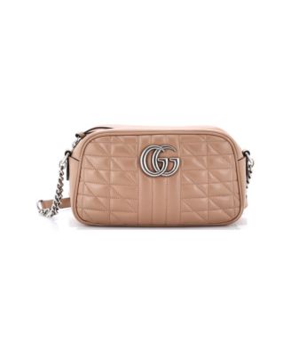 Small GG Marmont Shoulder Bag Mixed Matelasse Leather