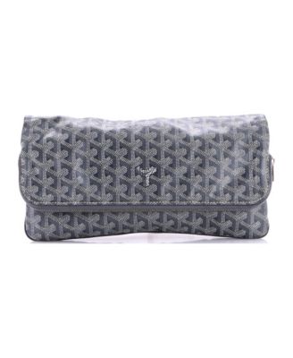 Sainte-Marie Coated Canvas Reversible Clutch
