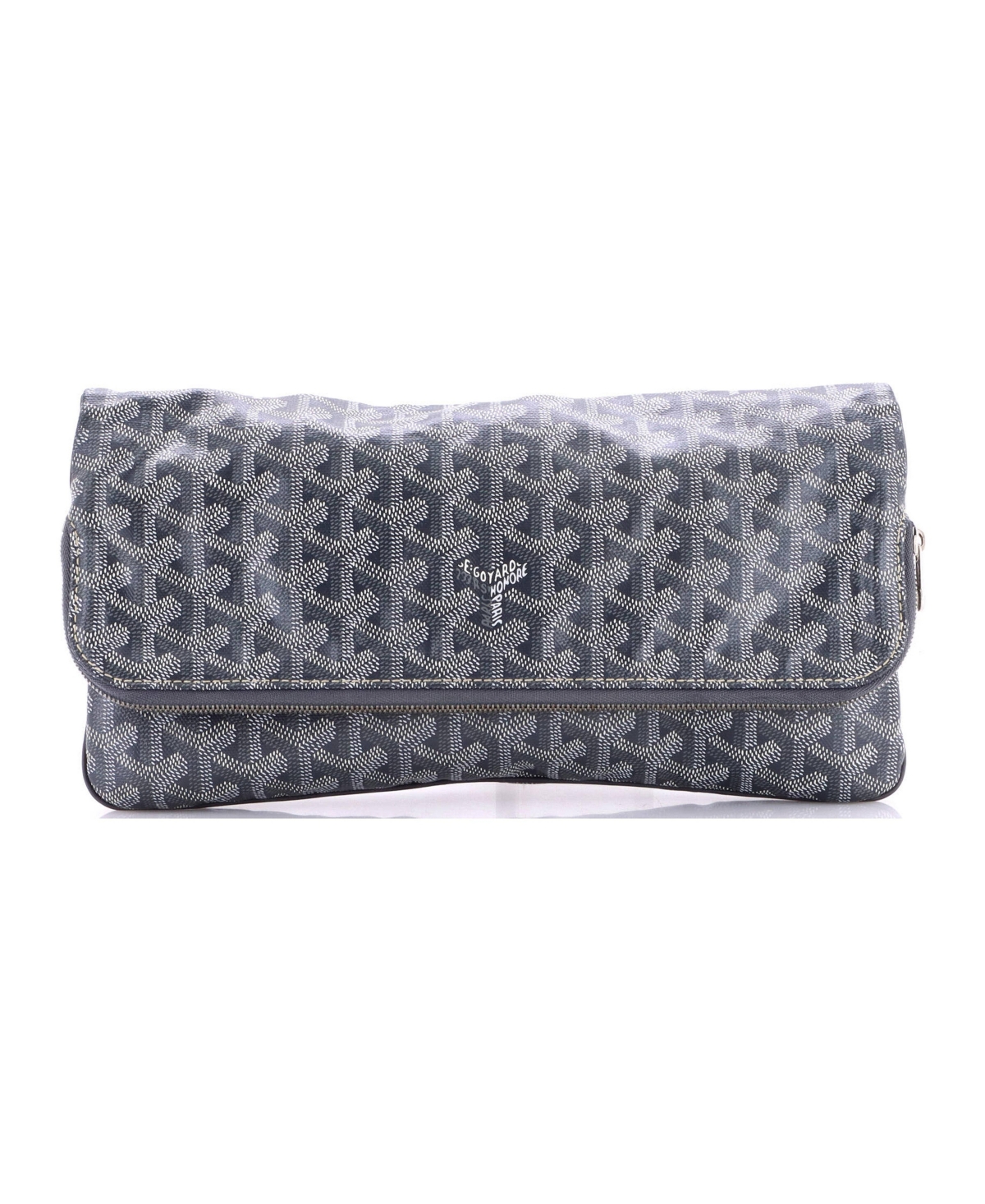 Pre-Owned Goyard Sainte-Marie Coated Canvas Reversible Clutch