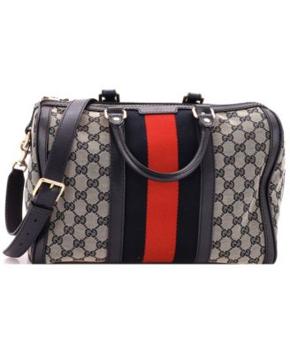 Vintage Web Boston Medium Bag, Fair Condition