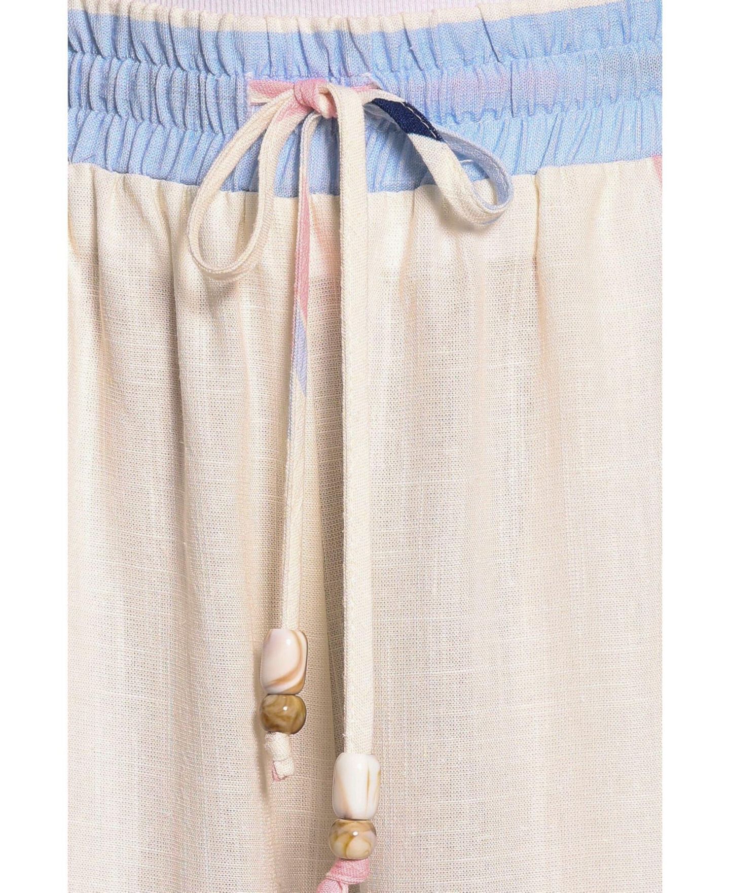 Женские брюки Petal and Pup Zalia High-Rise Wide-Leg Pull-On Linen-Blend — фото 3