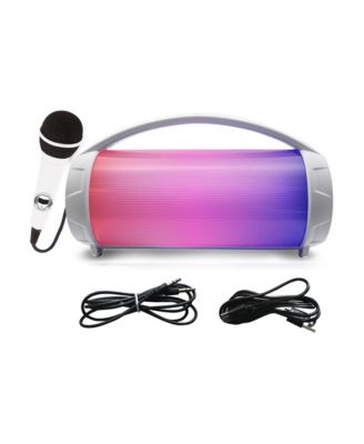 iParty Portable Bluetooth Speaker Microphone Stereo Karaoke FM USB SD Rechargeable BTP585Z