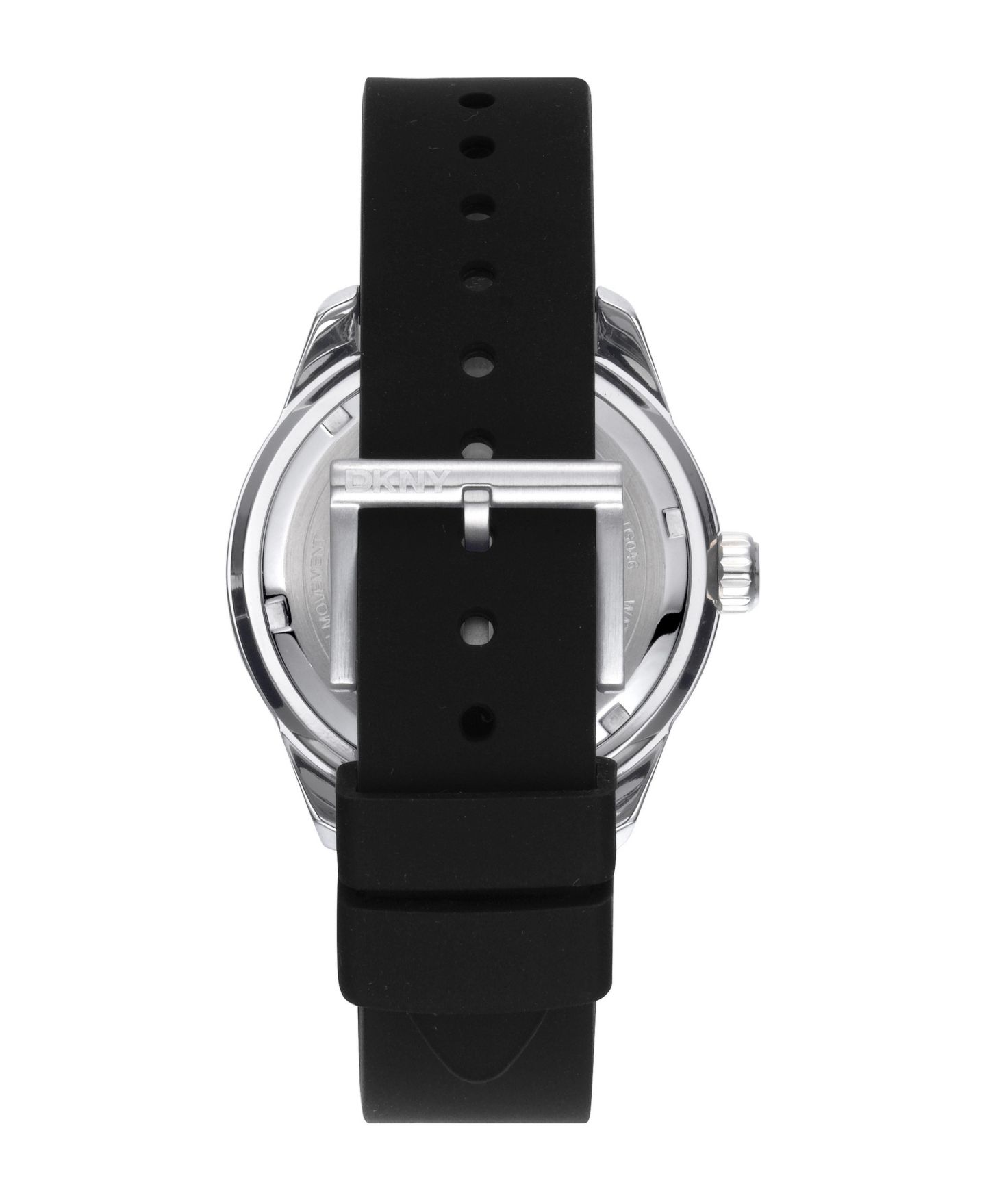 Мужские часы DKNY Quartz Everyday Silver Silicone Strap Watch, 42mm, цвет: Серебряный — фото 3