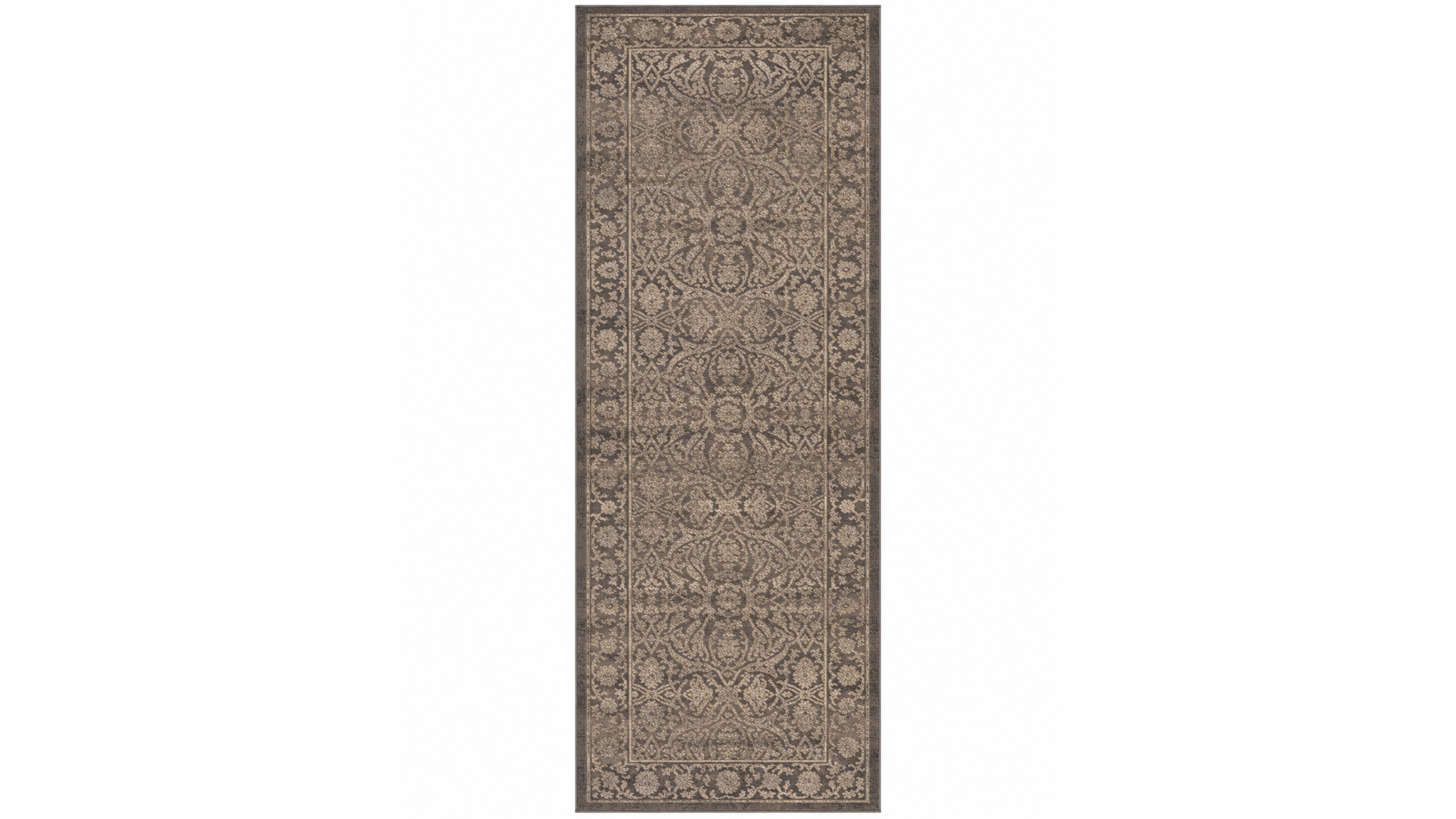 Closeout! Km Home 3564/0043/Lightbrown Cantu Brown 2'2" x 7'7" Runner Rug
