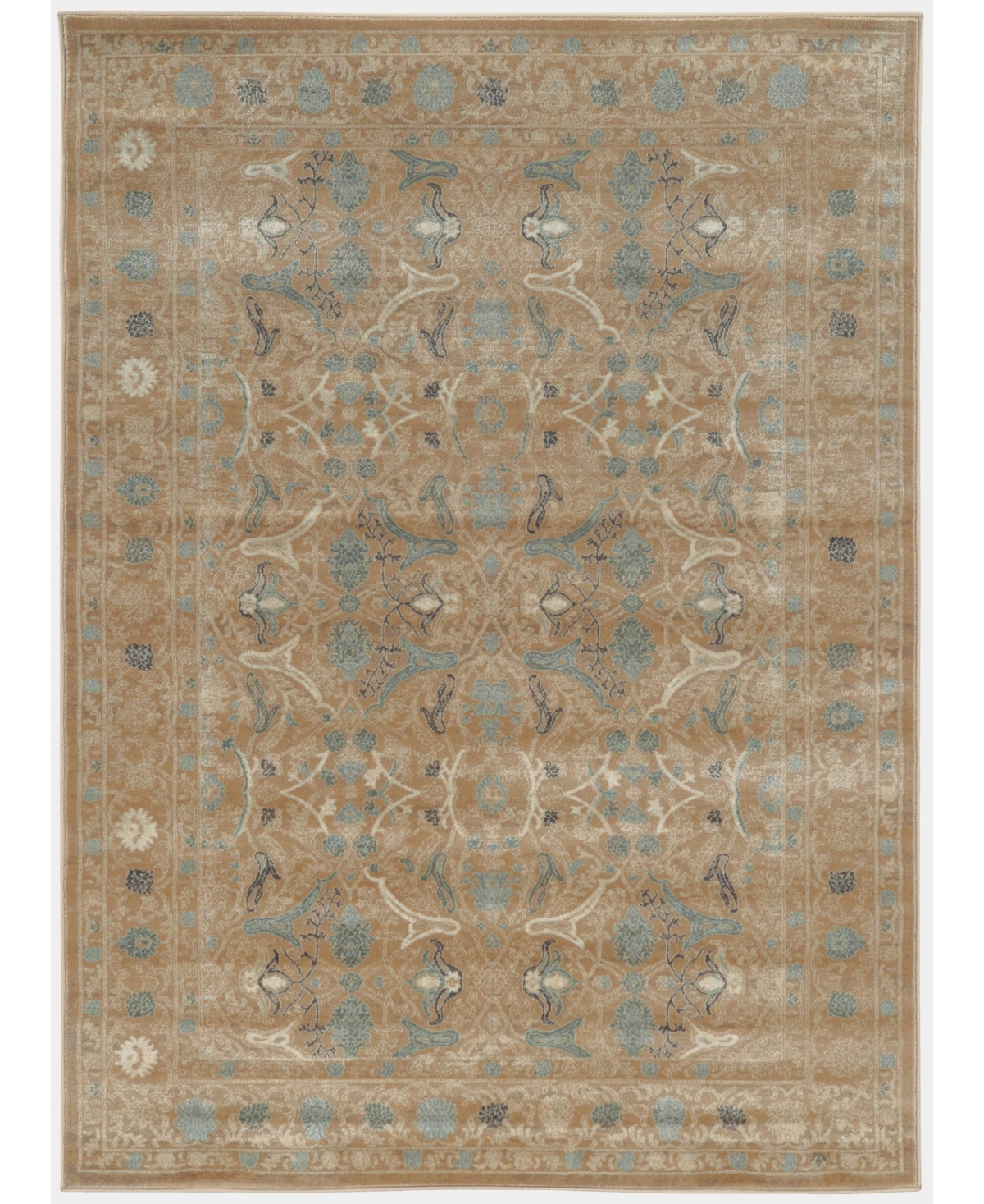 Closeout! Km Home 3564/0010/Beige Cantu Beige 3'3" x 4'11" Area Rug