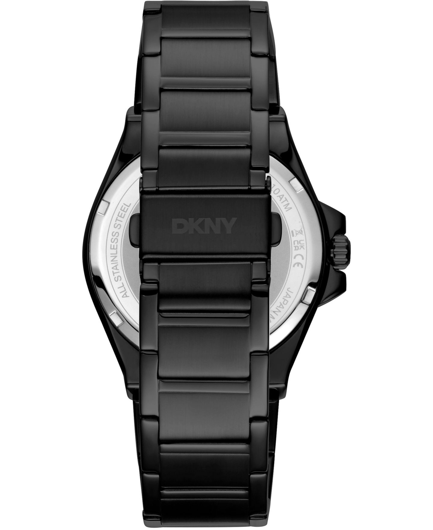 Мужские часы DKNY Quartz Analog Stainless Steel Bracelet Watch, 42mm, цвет: Чёрный — фото 2