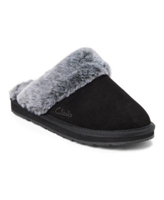 Women's Memory Foam Faux Fur Cuff Scuff Slippers
