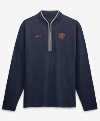 Men's Navy Chicago Bears Dri-FIT Victory Half-Zip Pullover