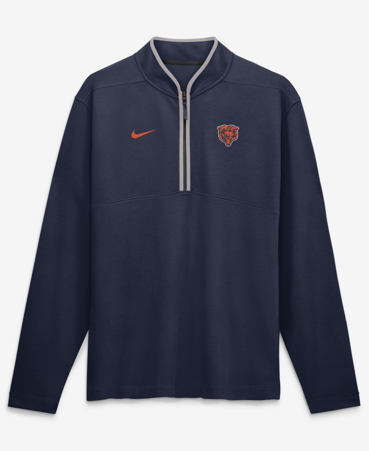 Nike Men's Navy Chicago Bears Dri-fit Victory Half-Zip Pullover