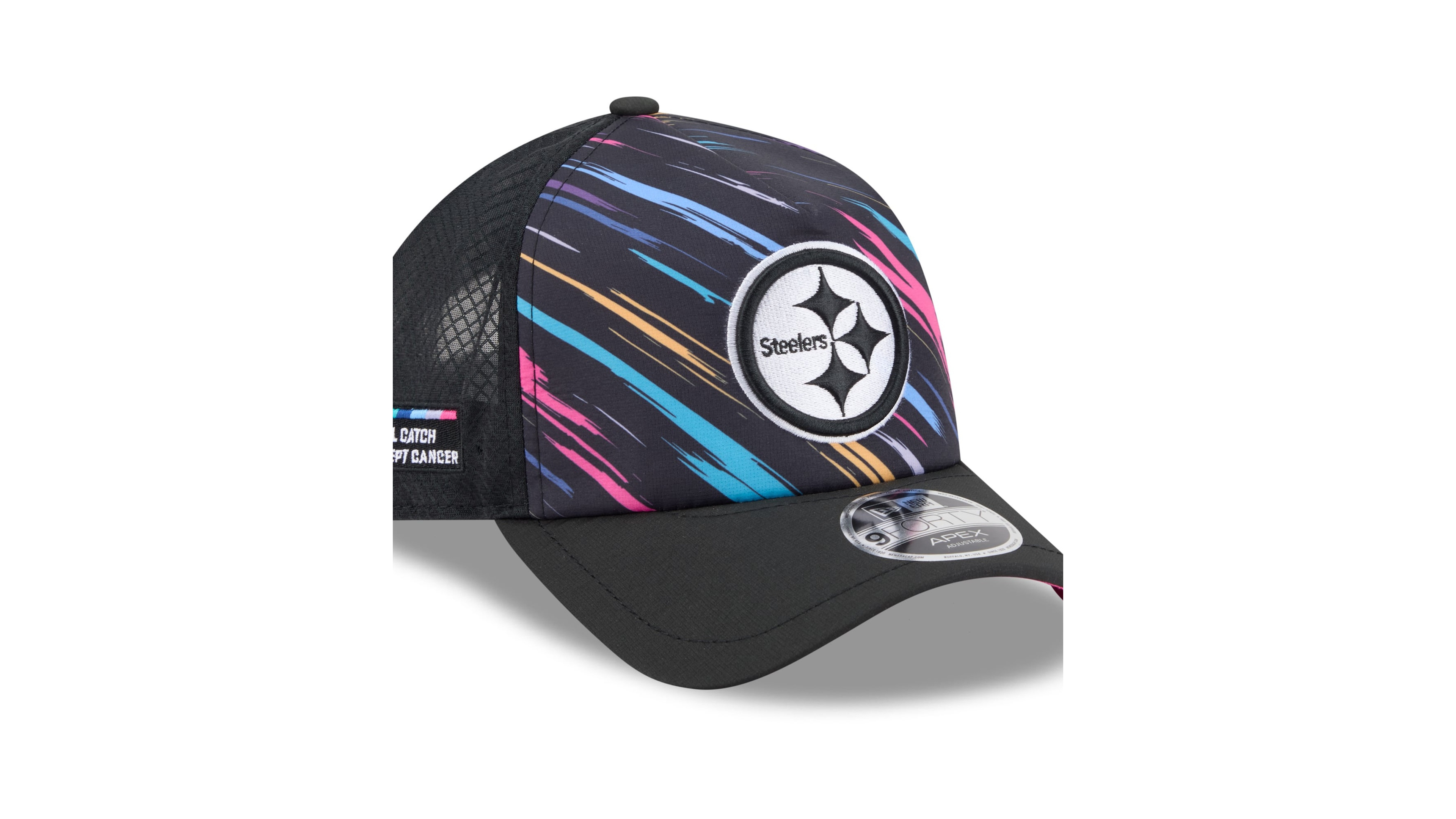 New Era Men's Black Pittsburgh Steelers 2026 Nfl Crucial Catch 9FORTY Apex Adjustable Hat