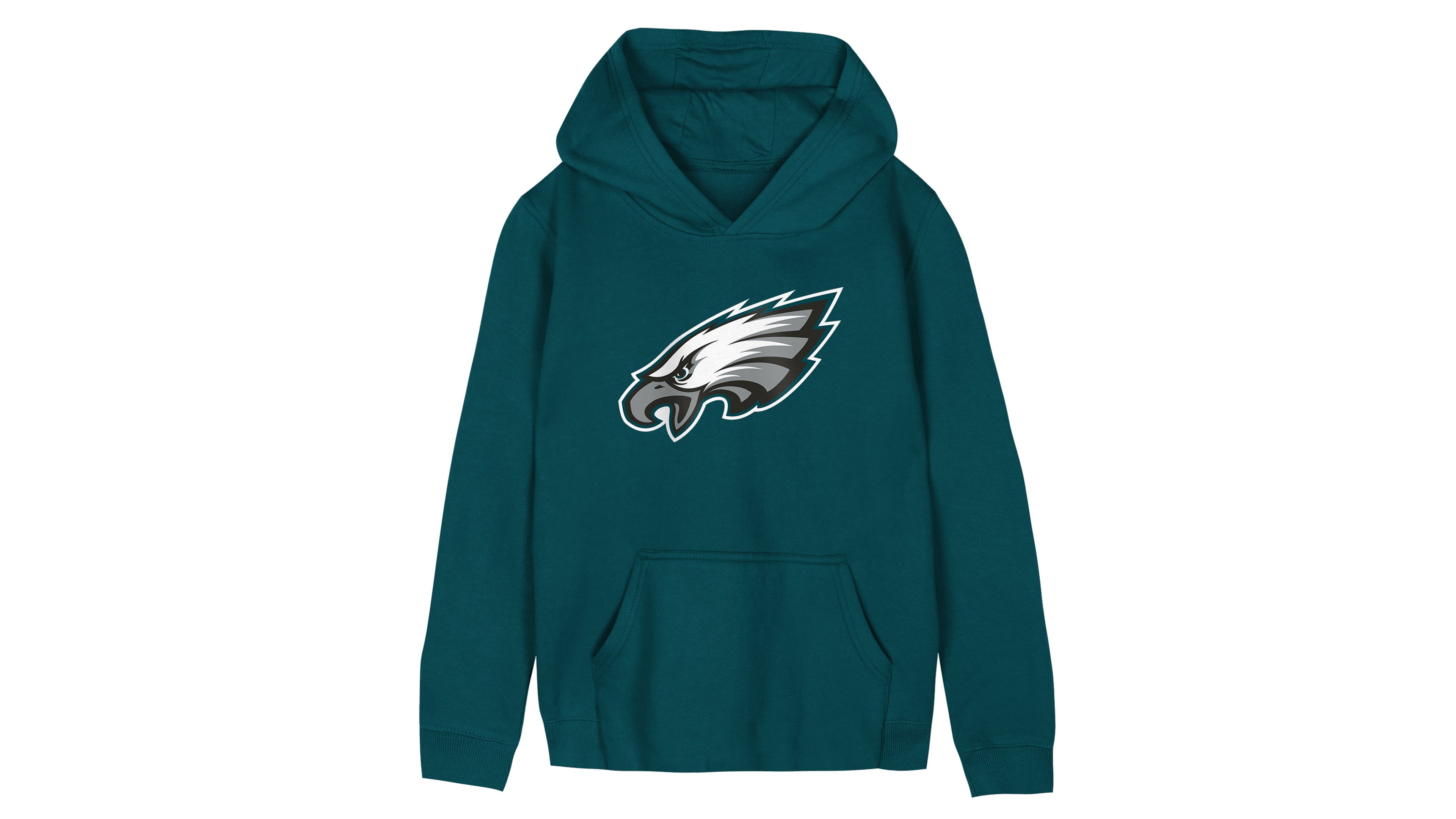Outerstuff Preschool Midnight Green Philadelphia Eagles Primary Logo Fleece Hoodie