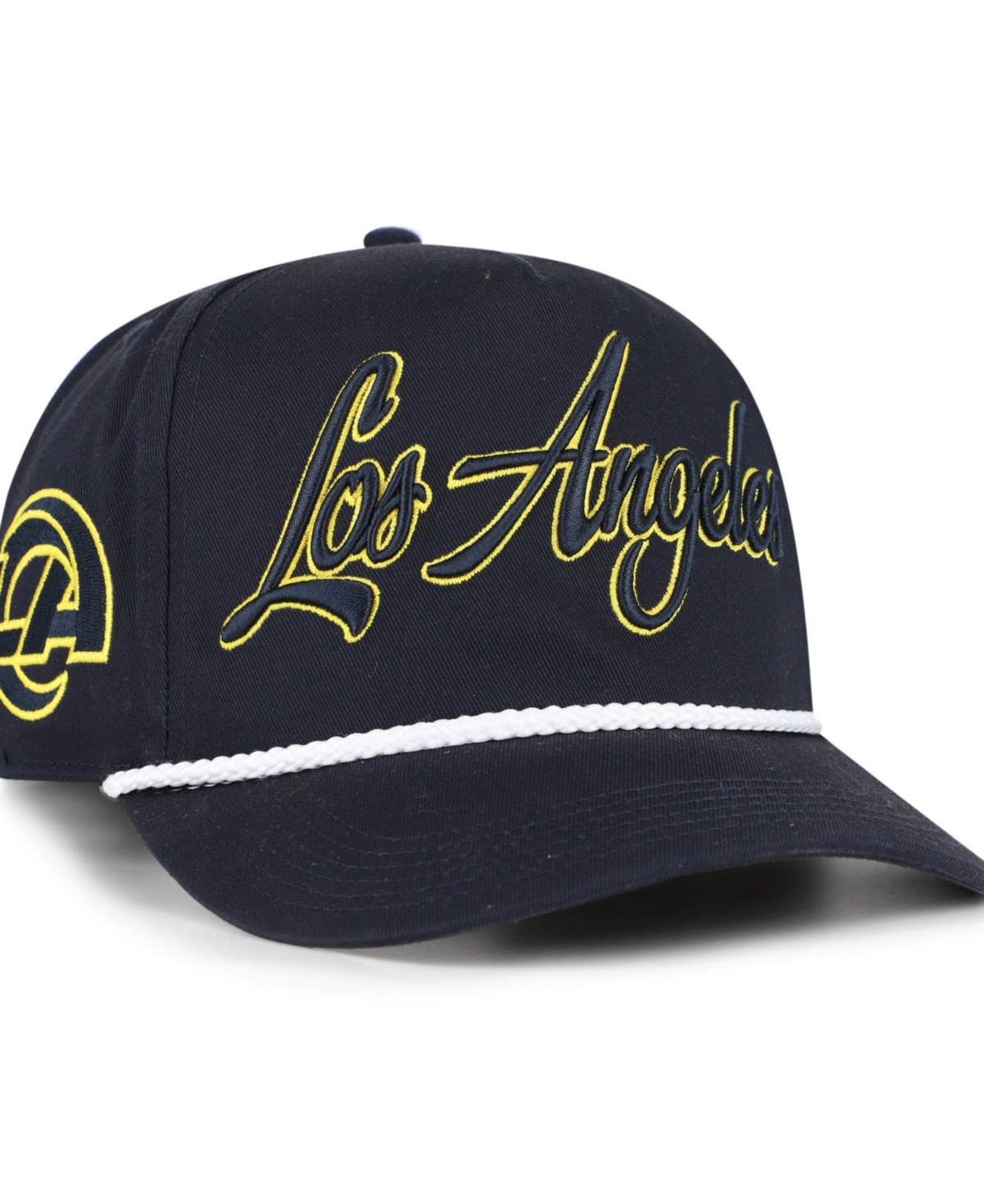'47 Brand Men's Navy Los Angeles Rams Rivalries Collection Overhand Hitch Adjustable Hat - Navy
