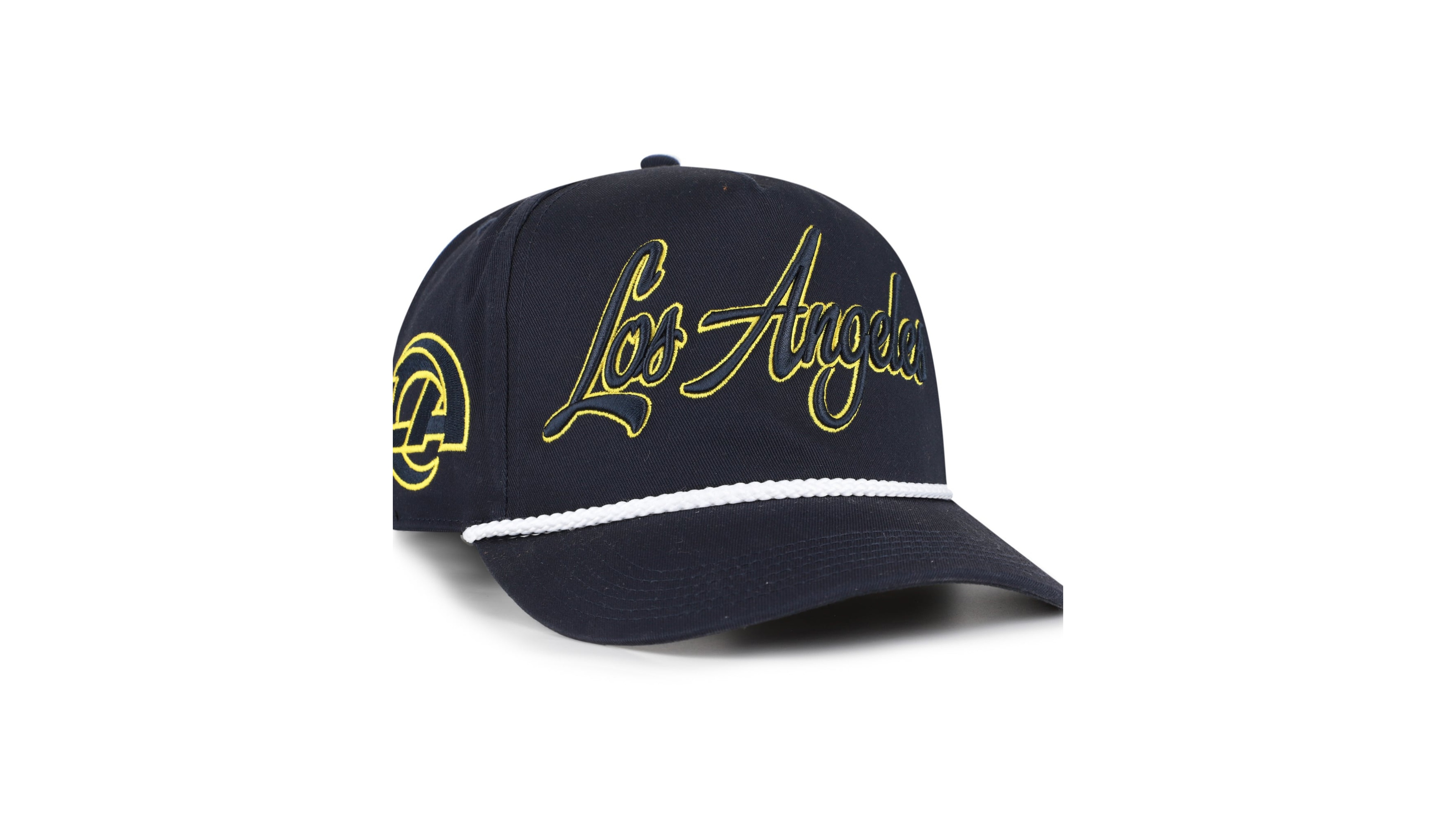 '47 Brand Men's Navy Los Angeles Rams Rivalries Collection Overhand Hitch Adjustable Hat