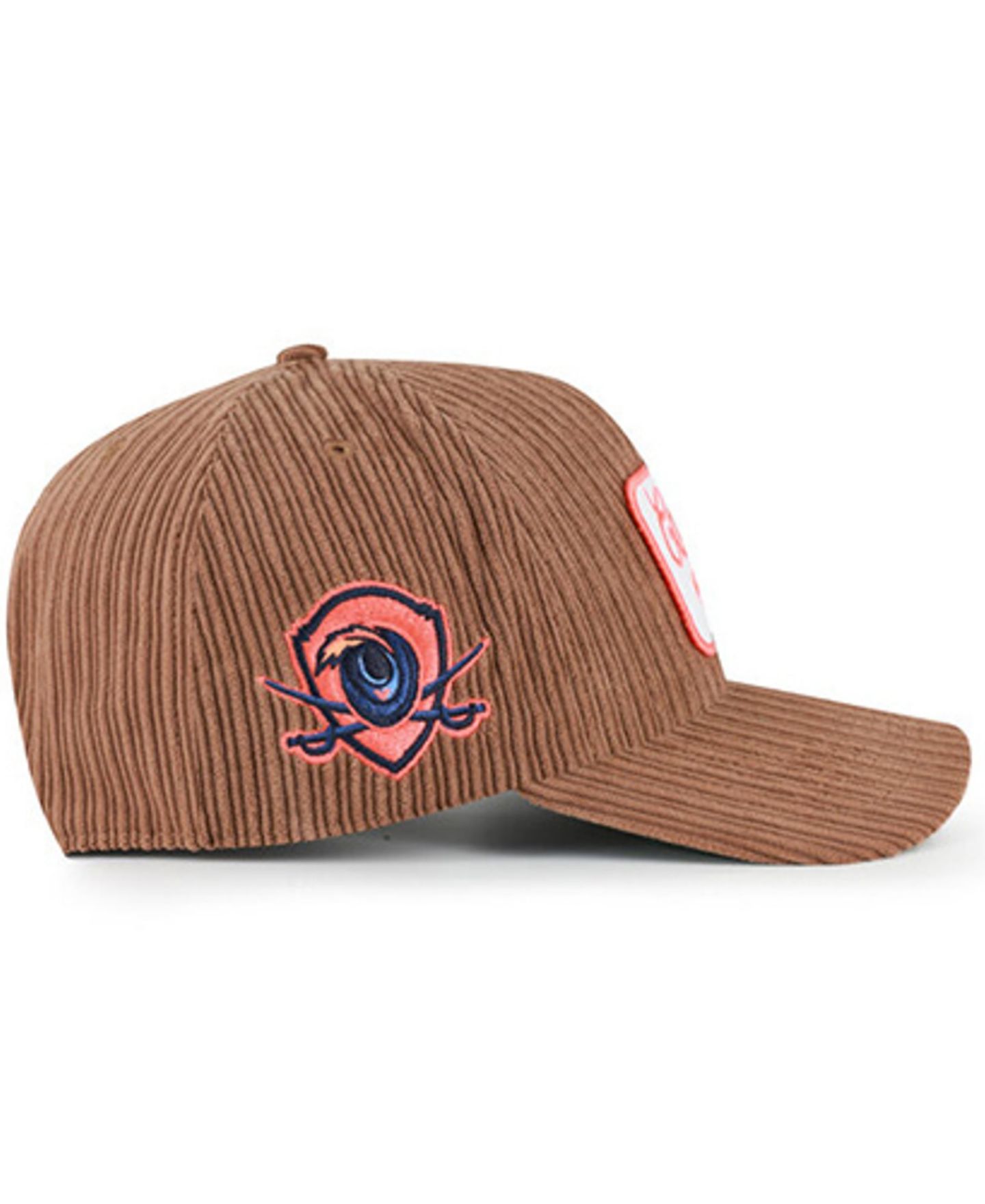 Кепка '47 Brand Brown Virginia Cavaliers Corduroy Patch Hitch Adjustable Hat — фото 3