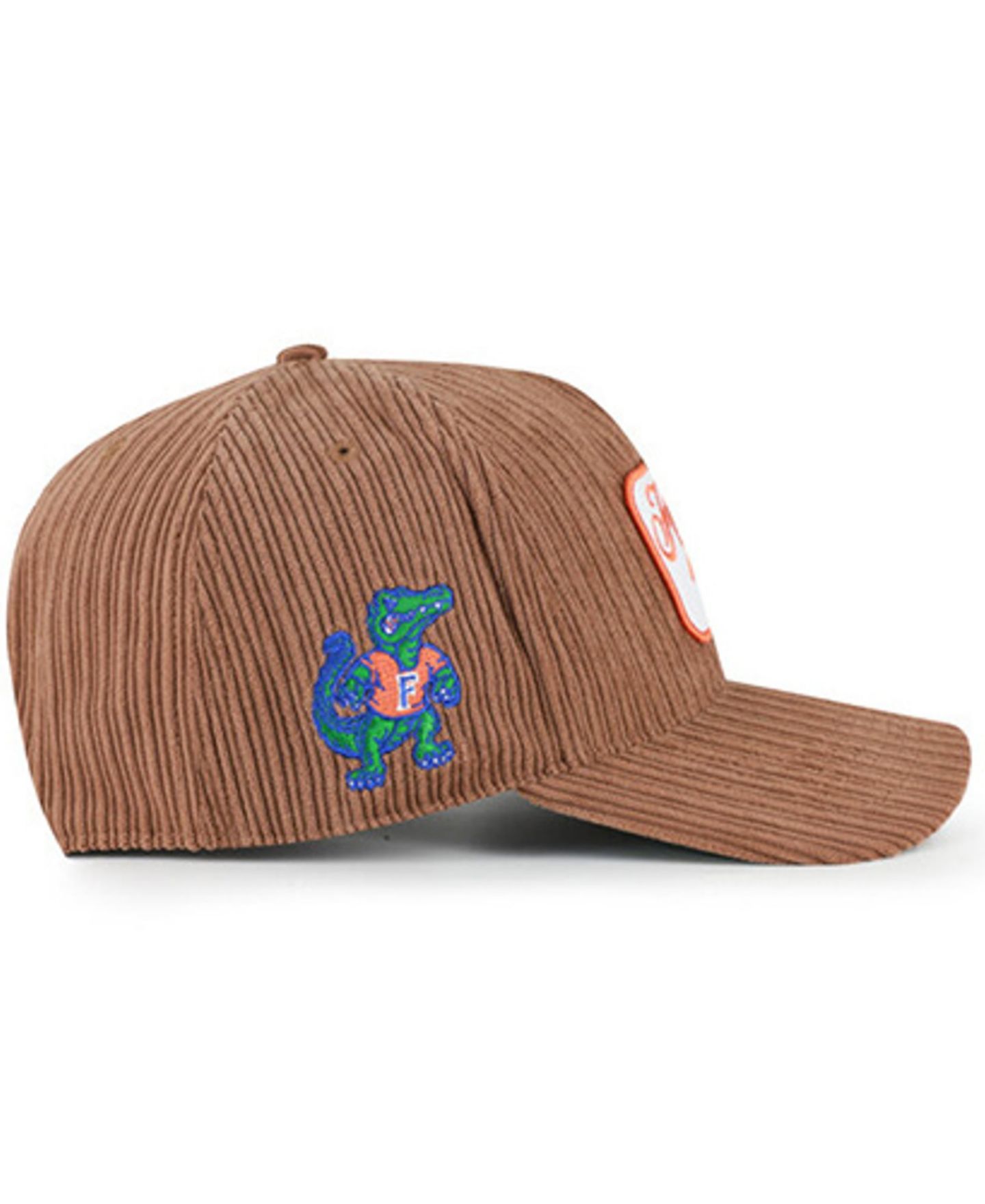 Кепка '47 Brand Brown Florida Gators Corduroy Patch Hitch Adjustable Hat — фото 3