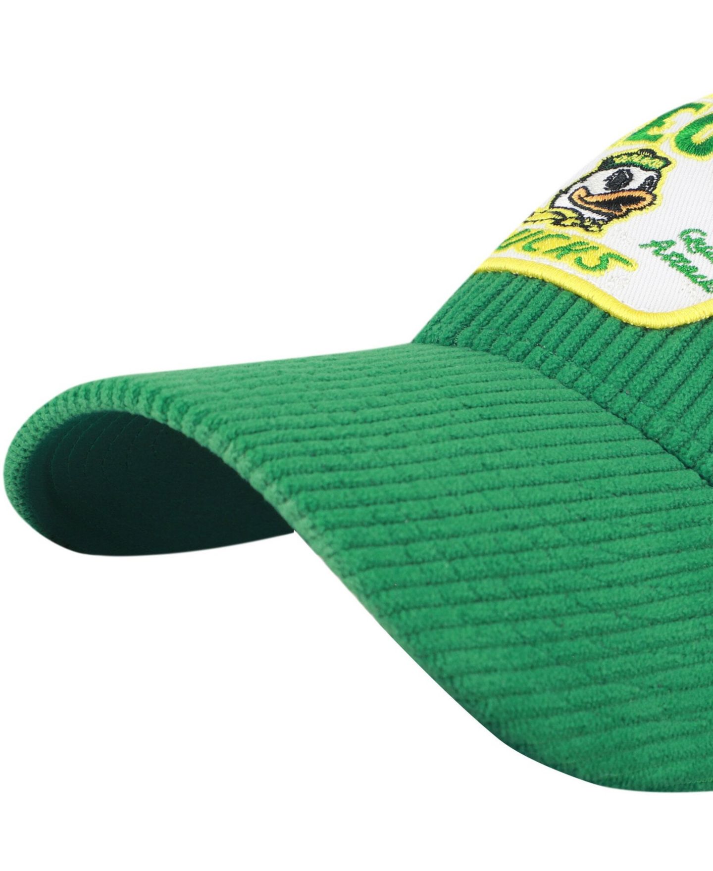 Кепка '47 Brand Green Oregon Ducks Accordia Corduroy MVP Adjustable Hat — фото 2