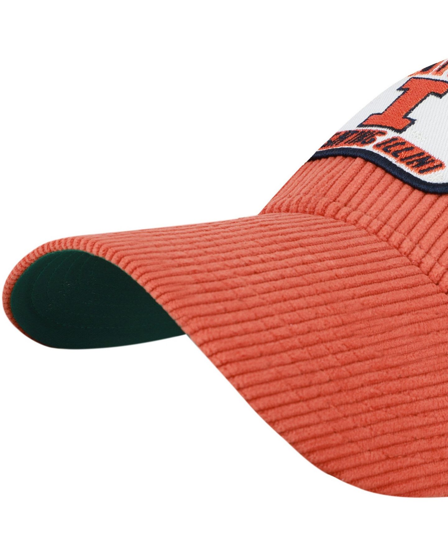 Кепка '47 Brand Orange Illinois Fighting Illini Accordia Corduroy MVP Adjustable Hat — фото 2