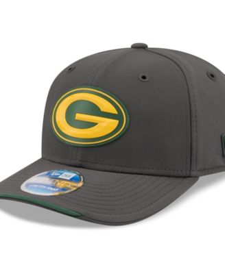Men's Charcoal Green Bay Packers 2026 Sideline Cold Weather 9SEVENTY Adjustable Hat