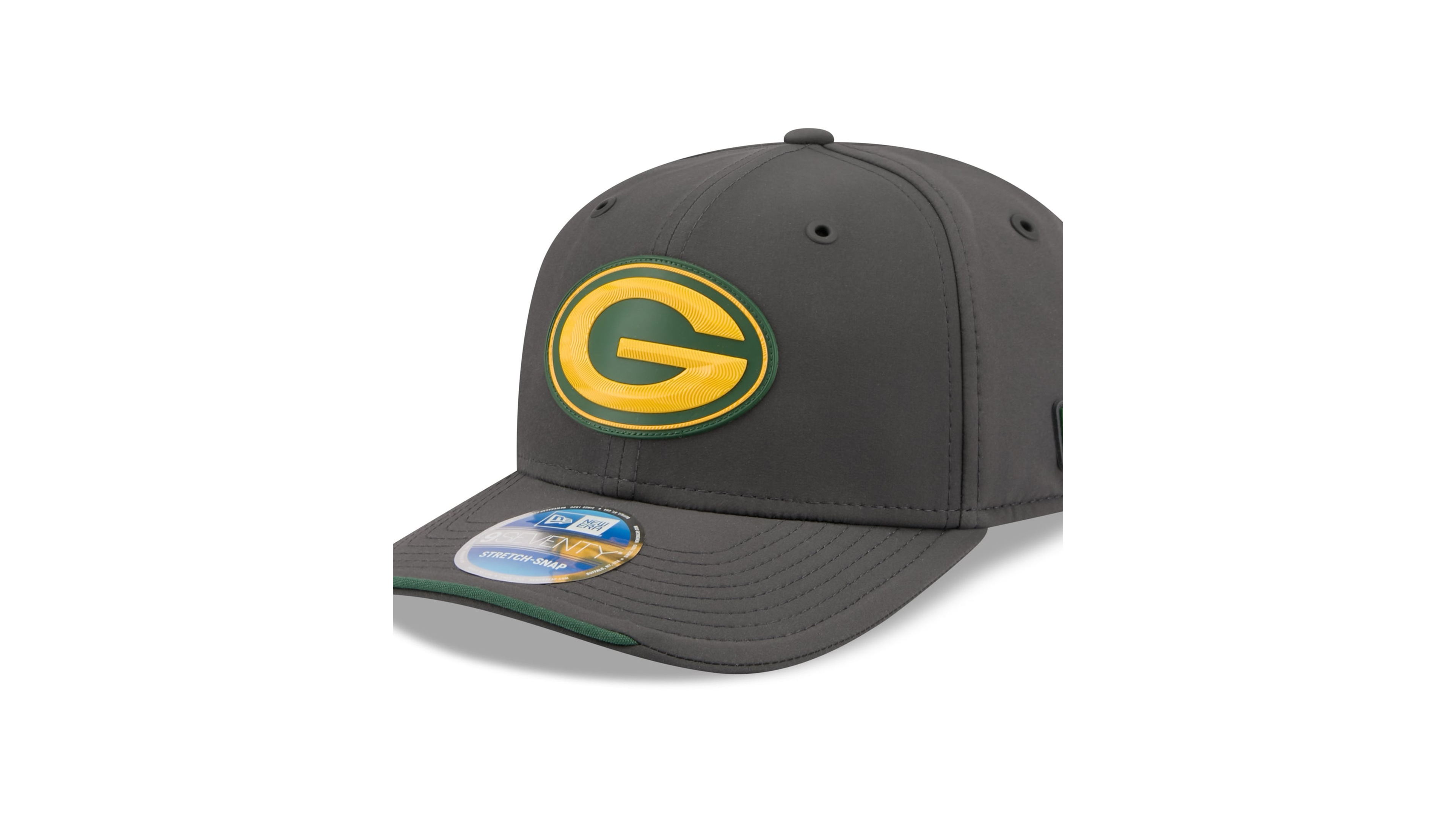 New Era Men's Charcoal Green Bay Packers 2026 Sideline Cold Weather 9SEVENTY Adjustable Hat