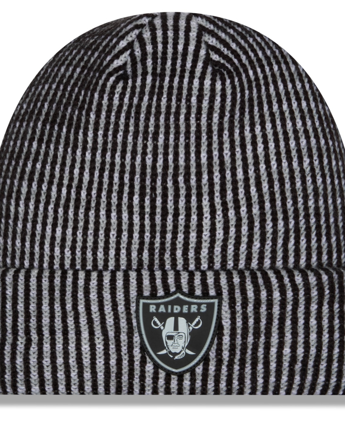 New Era Men's Black Las Vegas Raiders 2026 Sideline Cold Weather Cuffed Knit Hat