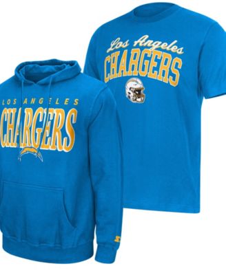 Men's Powder Blue Los Angeles Chargers Logo Hoodie