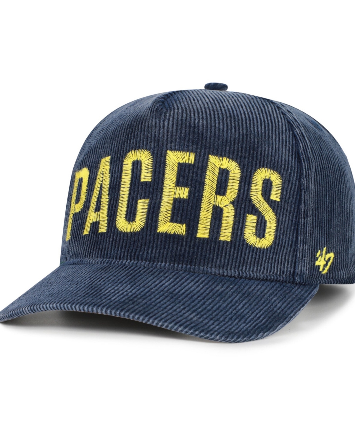 '47 Brand Men's Navy Indiana Pacers Reclaim Snow Wash Corduroy Adjustable Hitch Hat - Navy