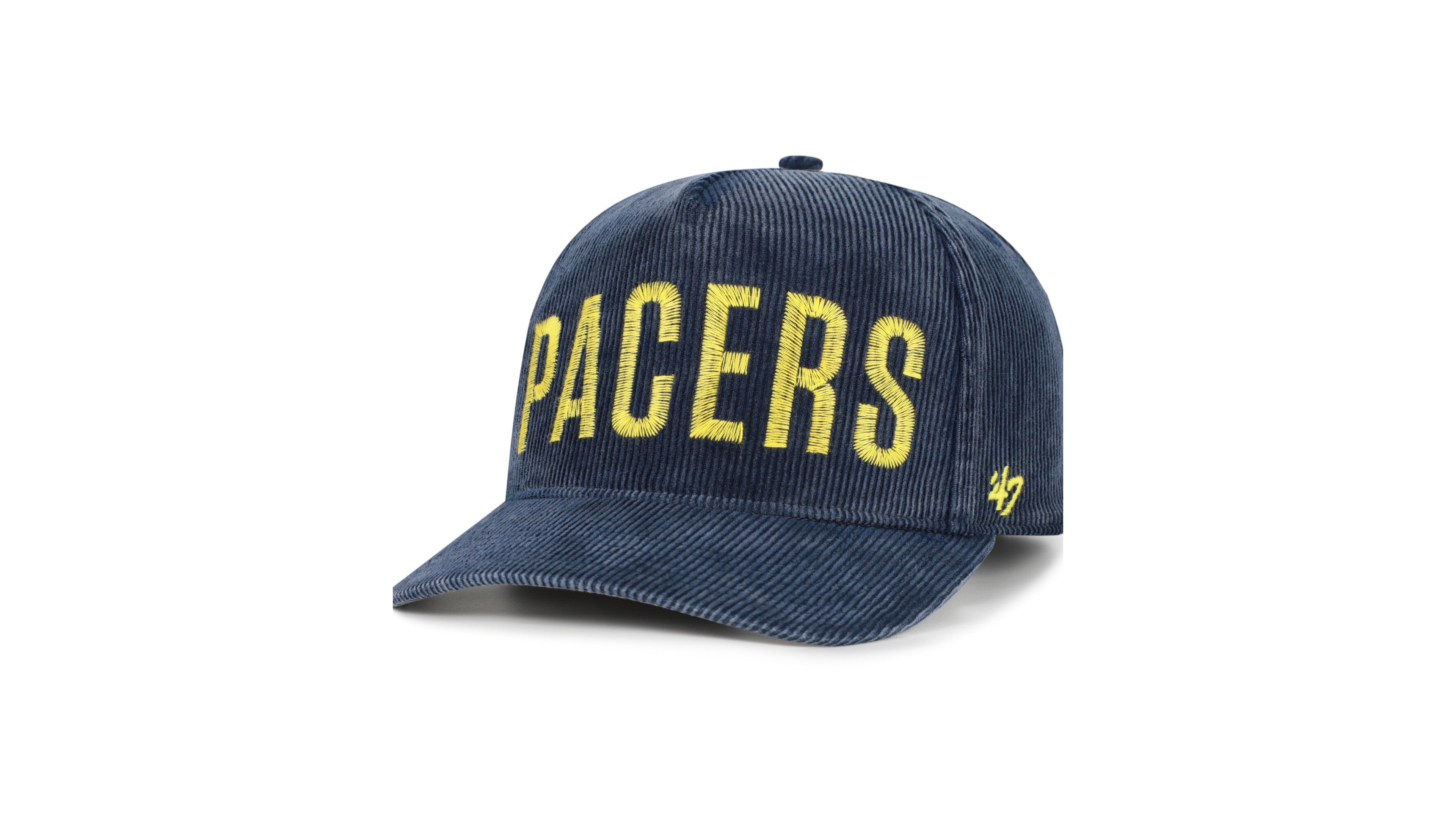 '47 Brand Men's Navy Indiana Pacers Reclaim Snow Wash Corduroy Adjustable Hitch Hat
