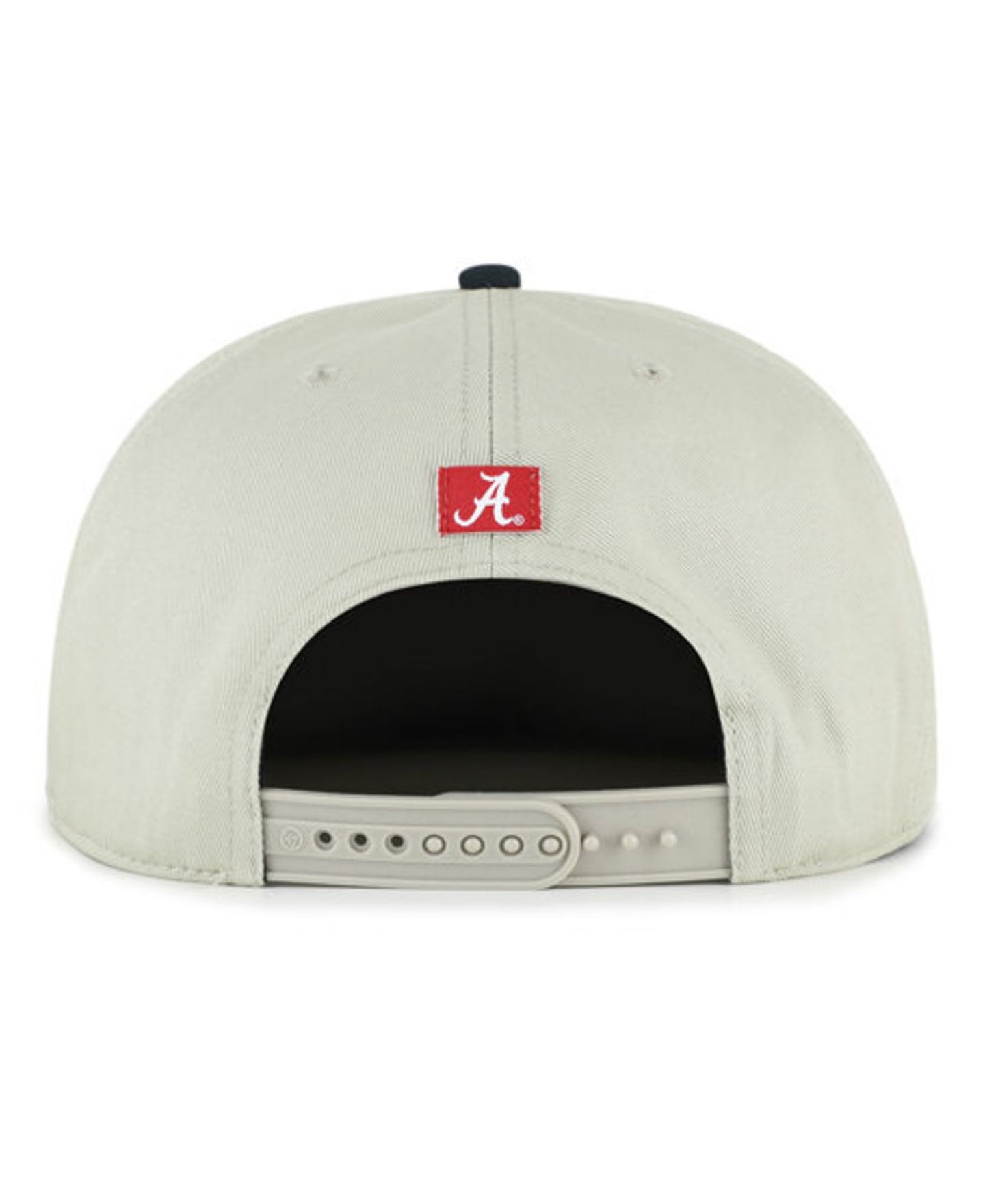 Кепка '47 Brand Gray/Black Alabama Crimson Tide Ovalcrest Captain Snapback Hat — фото 2