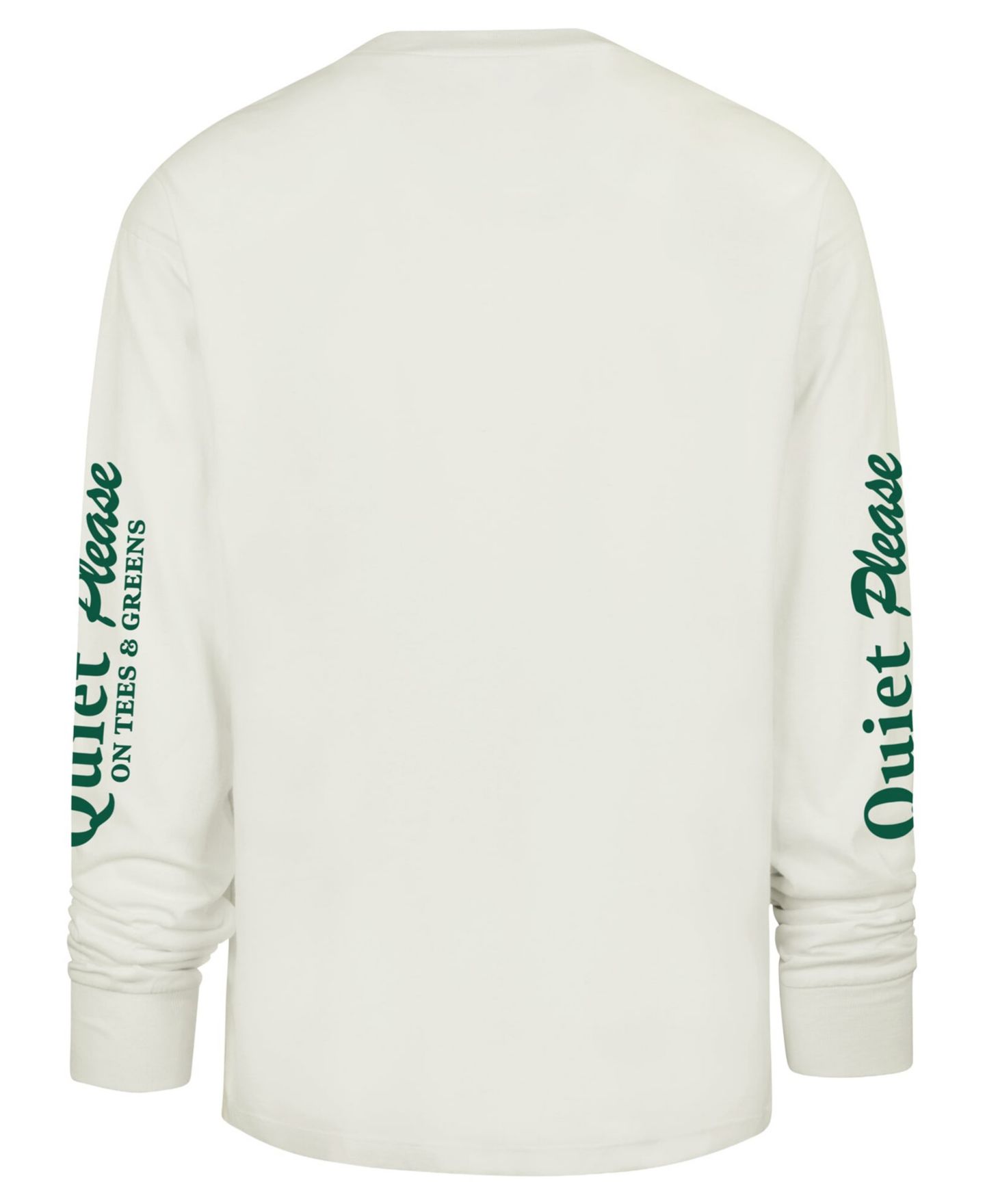 Мужская футболка '47 Brand Cream Philadelphia Phillies Quiet Please Foundation Long-Sleeves — фото 2