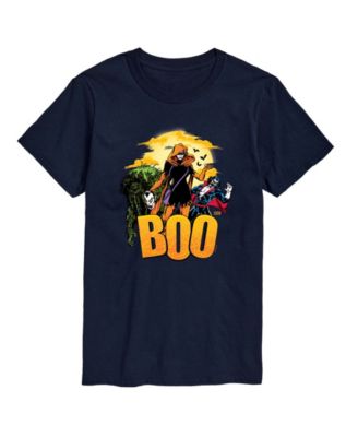 Men's Halloween Characters Boo Collage Graphic T-Shirt