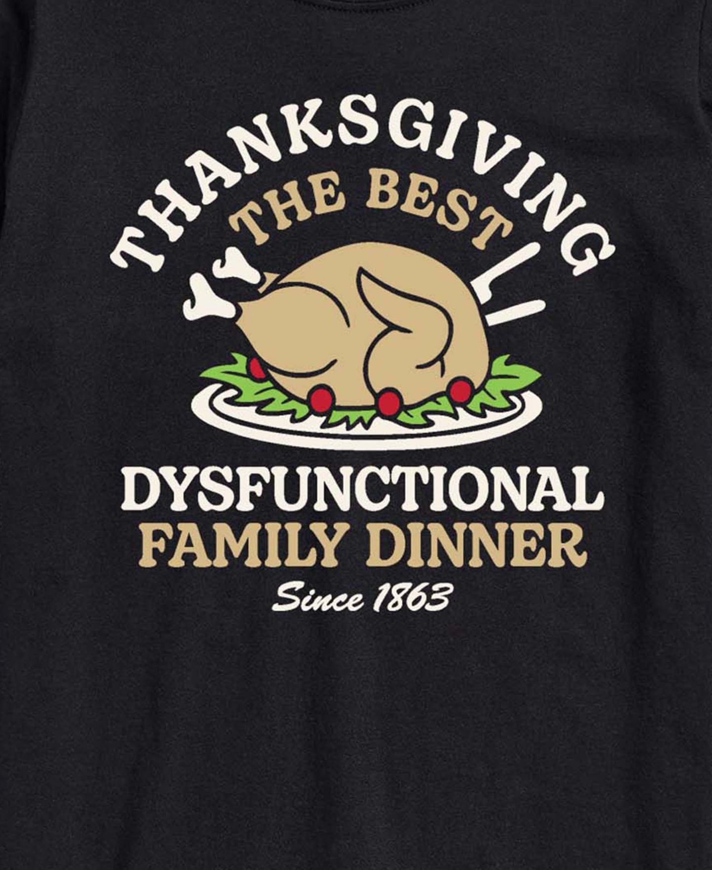 Мужская футболка AIRWAVES Thanksgiving Graphic, цвет: Чёрный — фото 3