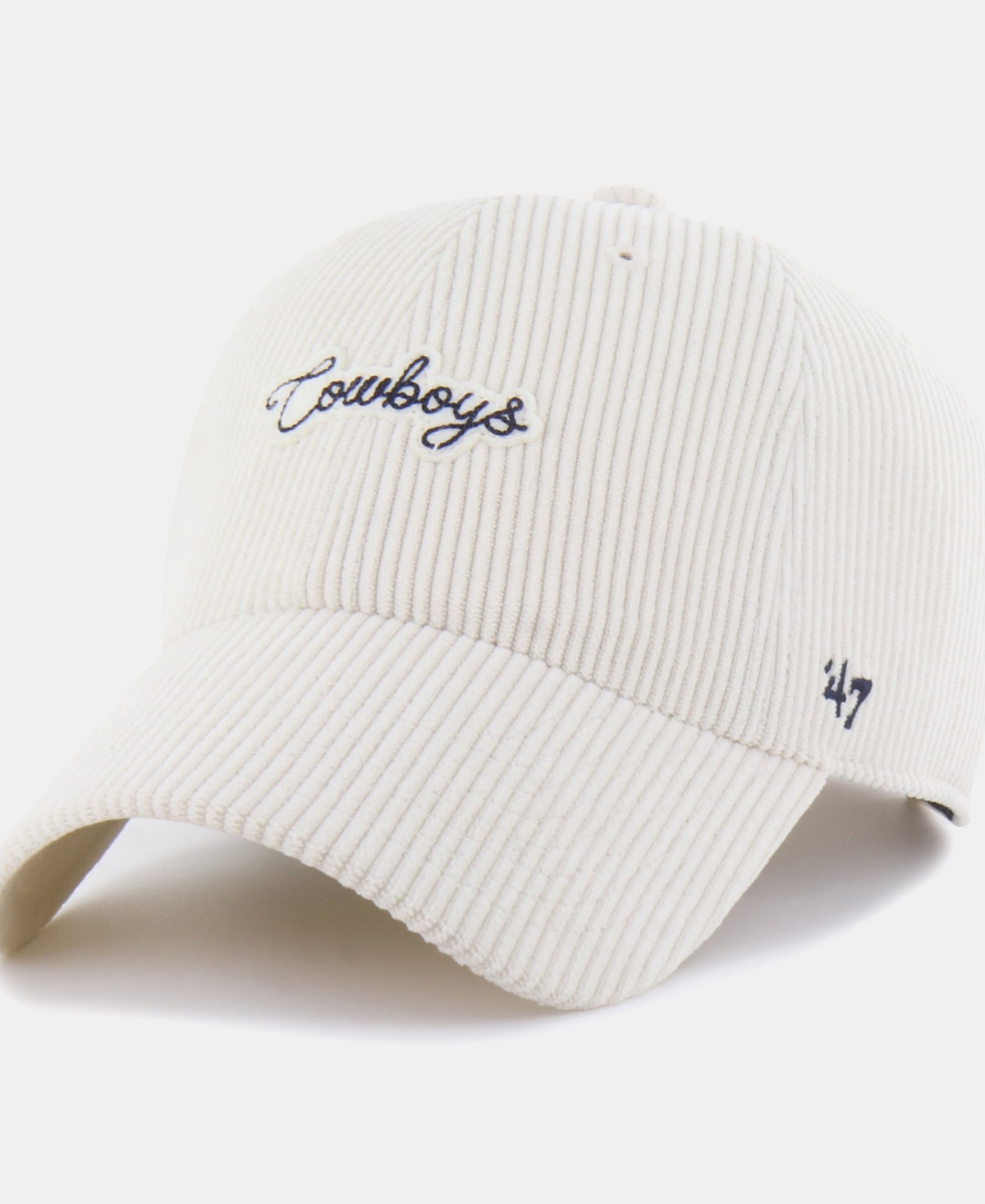 '47 Brand Women's Natural Dallas Cowboys Rope Script Clean Up Adjustable Hat