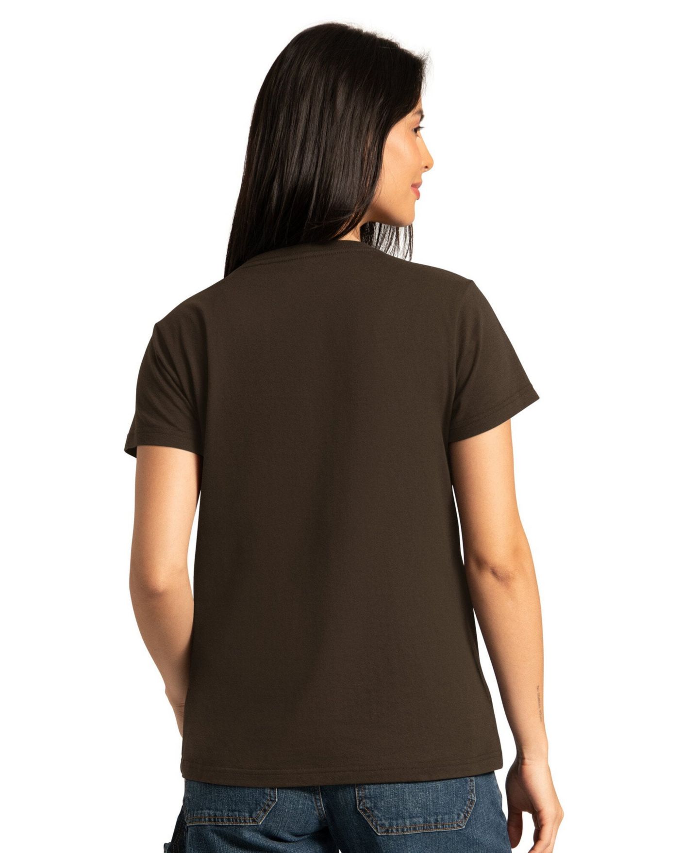 Женские футболки Starter Brown/Ash Cleveland Browns Short-Sleeves Long-Sleeves Combo Pack — фото 5