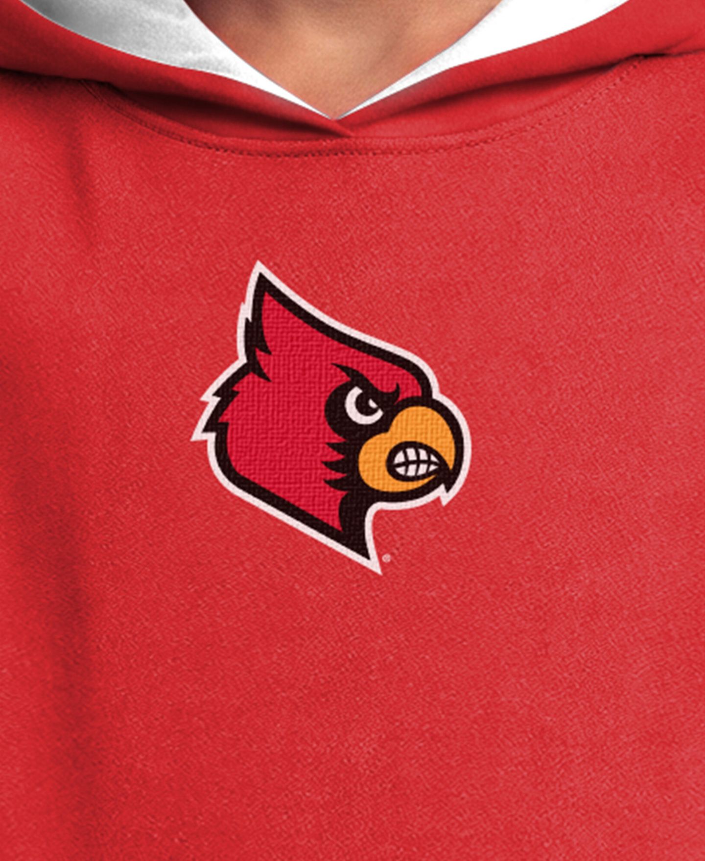 Детское худи Champion Red Louisville Cardinals Fleece — фото 3
