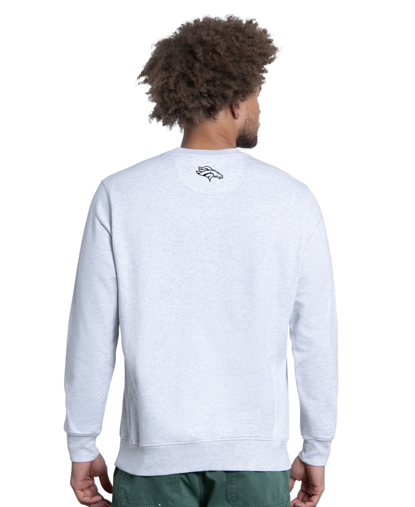 Мужская толстовка Starter Ash Denver Broncos Faceoff Fleece — фото 4