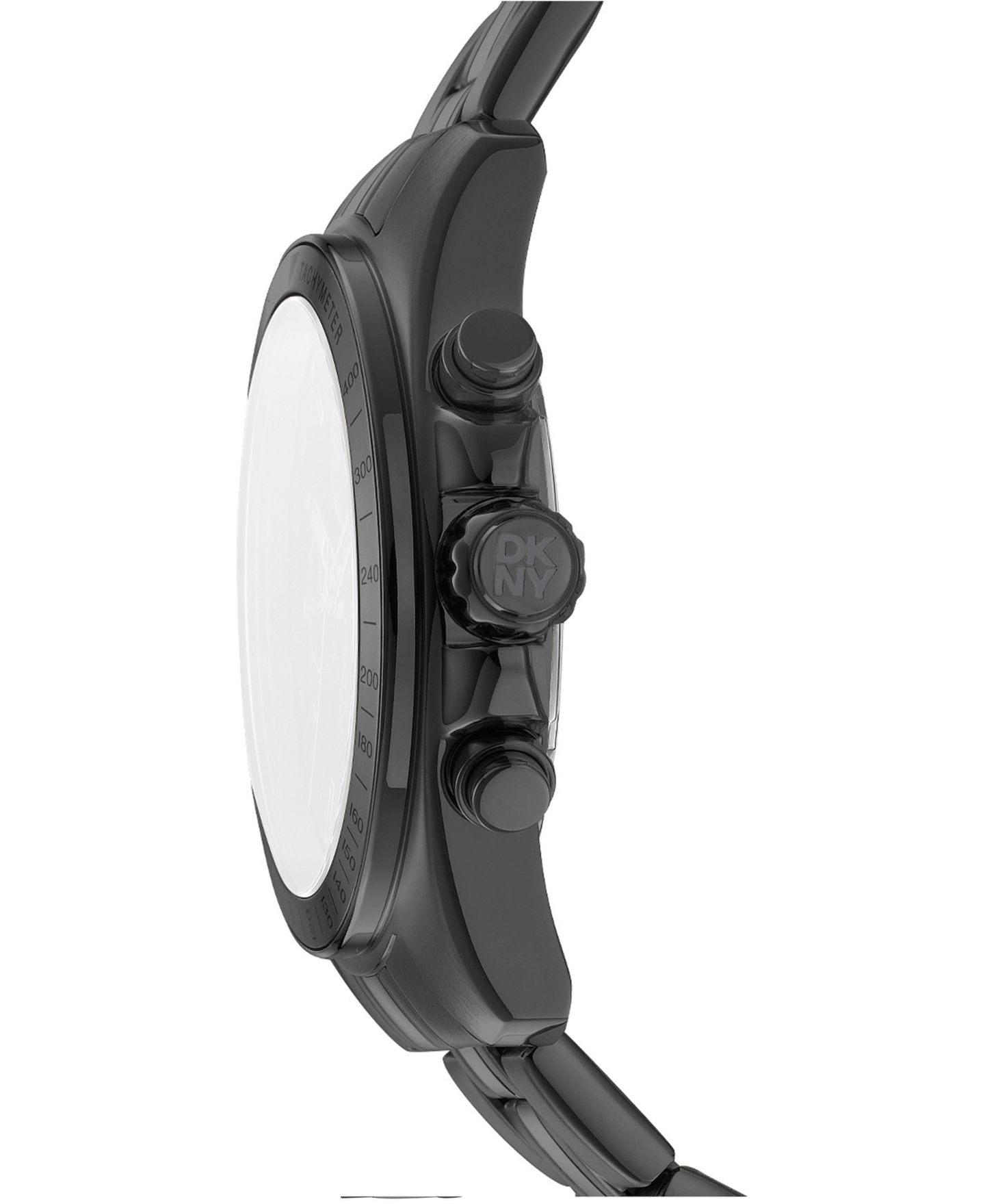 Мужские часы DKNY Quartz Stainless Steel Bracelet Watch, цвет: Чёрный — фото 3