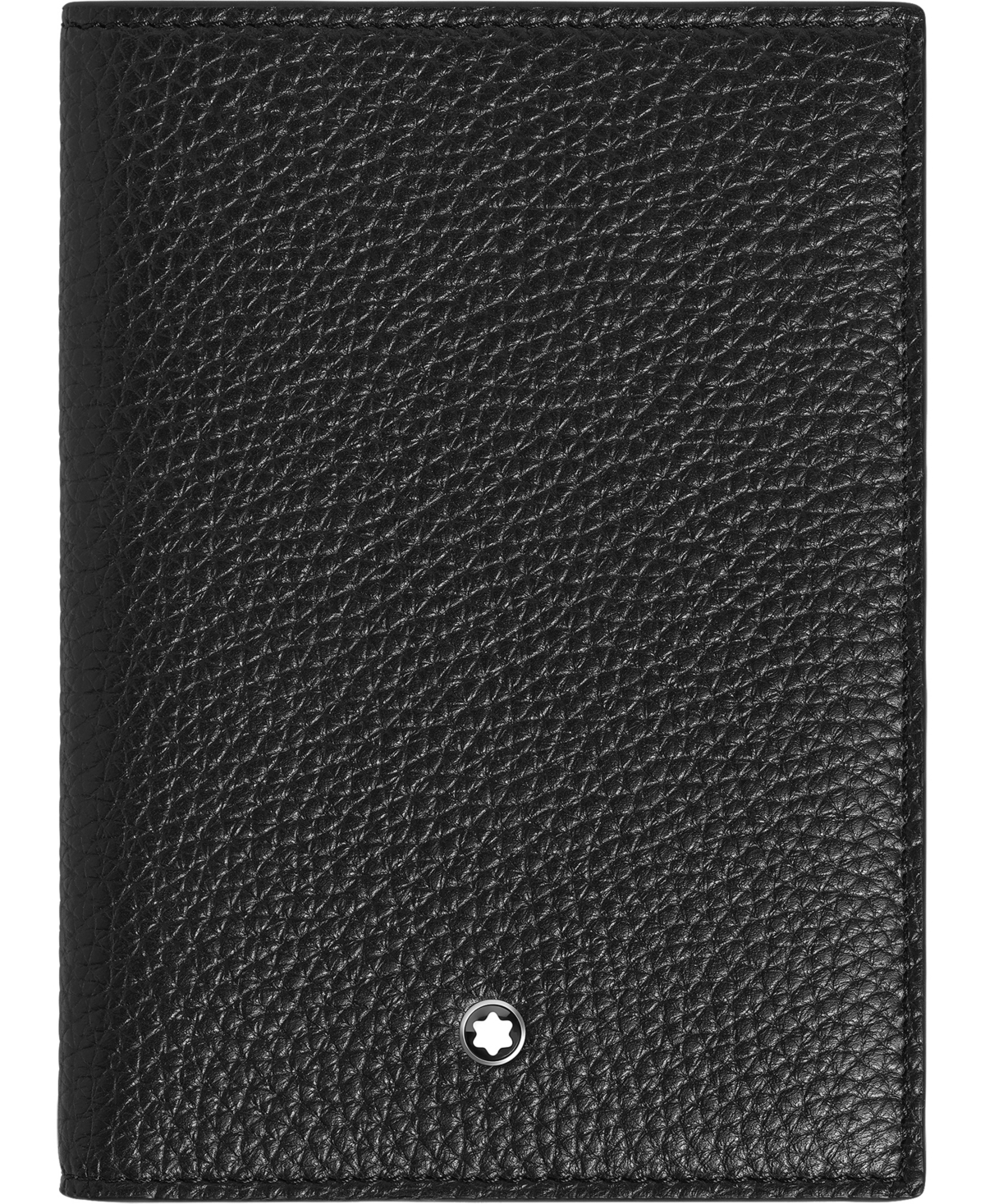 Montblanc Men's Grain Leather Passport Holder, Five Card Slots
