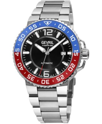 Riverside Men's Swiss Automatic Silver 316L Stainless Steel Bracelet Watch
