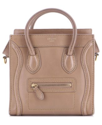 Pre-Owned Celine Nano Luggage Bag Smooth Leather