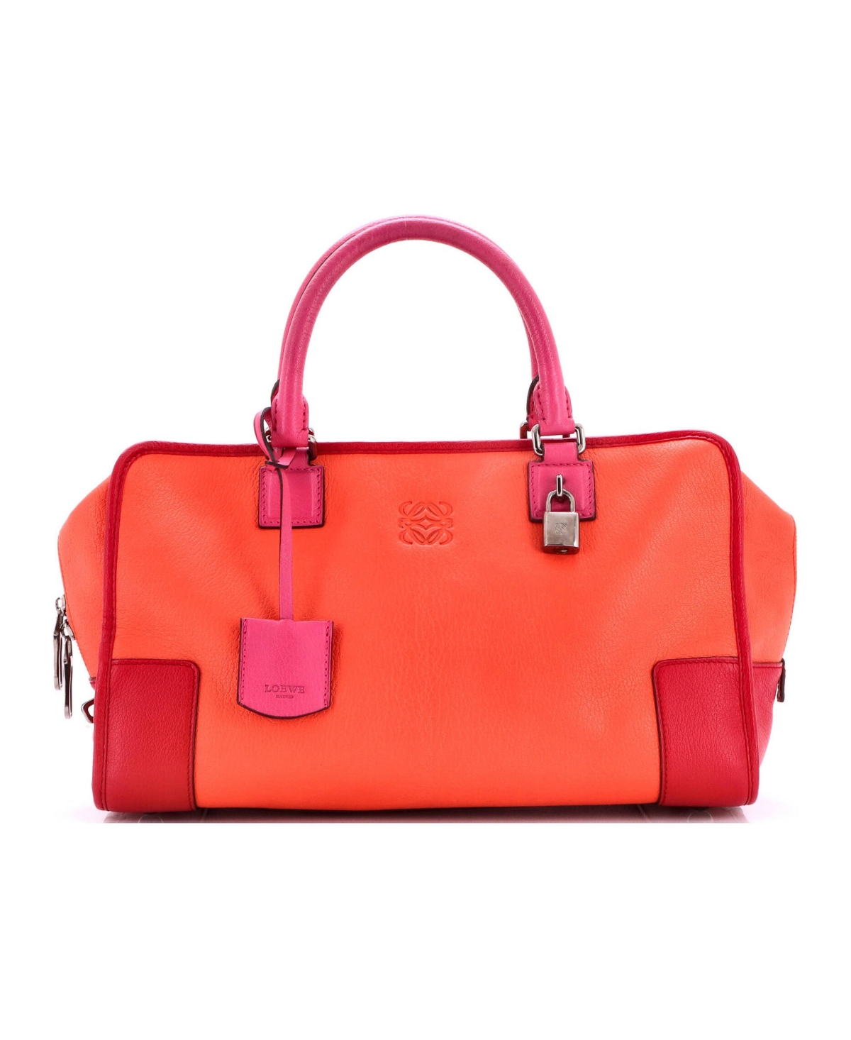 Pre-Owned Loewe 36 Amazona Nm Bag Leather - Black