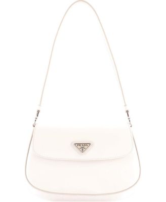 Small Cleo Flap Shoulder Bag Spazzolato Leather